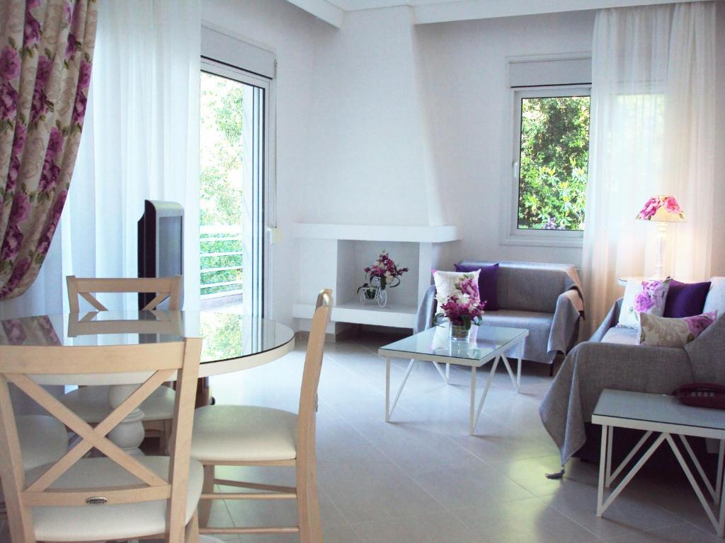 Villa Kiza Apartments Agia Triada  Bagian luar foto